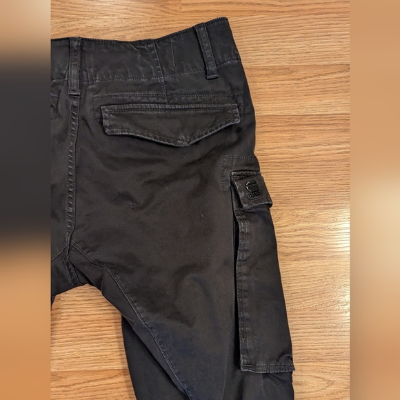 G-Star Raw black cargo jogger pants sz 28/32 - Picture 5 of 8